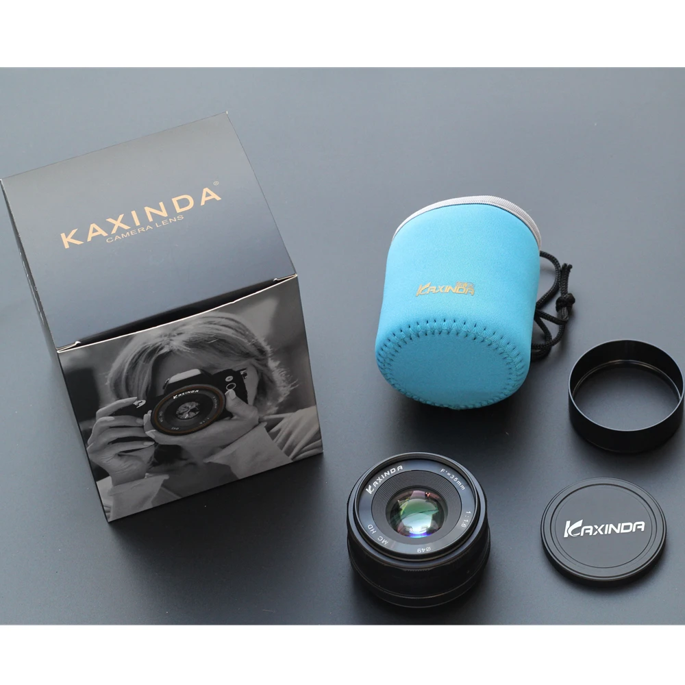 KAXINDA 35 мм 35 F1.6 f/1,6 стандартный ручной объектив для Canon EF-M крепление EOS M EOSM M2 M3 M5 M6 M10 M50 M100 беззеркальная камера