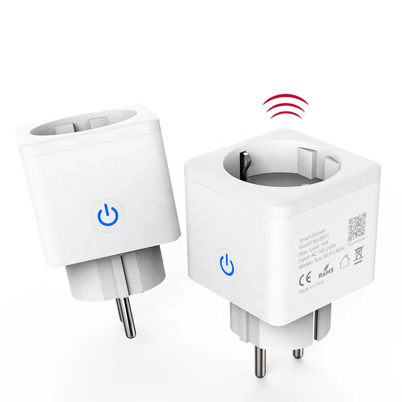 16A Европейский стандарт Wi Fi розетка умный дом приложение дистанционное