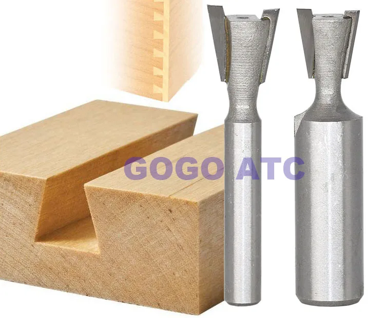 Dovetail slot milling cutter knife diameter9.52-19.05 Woodworking trimming machine head Engraving | Обустройство дома
