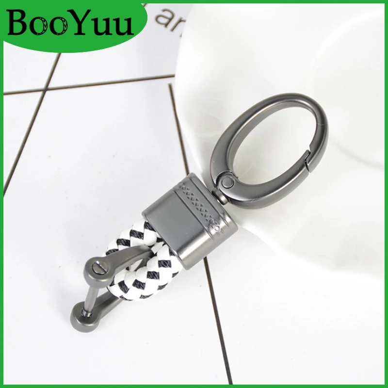 BooYuu высокое качество ручная работа искусственная кожа автомобильный брелок для