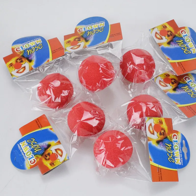 1 шт. горячая Распродажа очаровательных красных шариков пены цирк клоунский нос