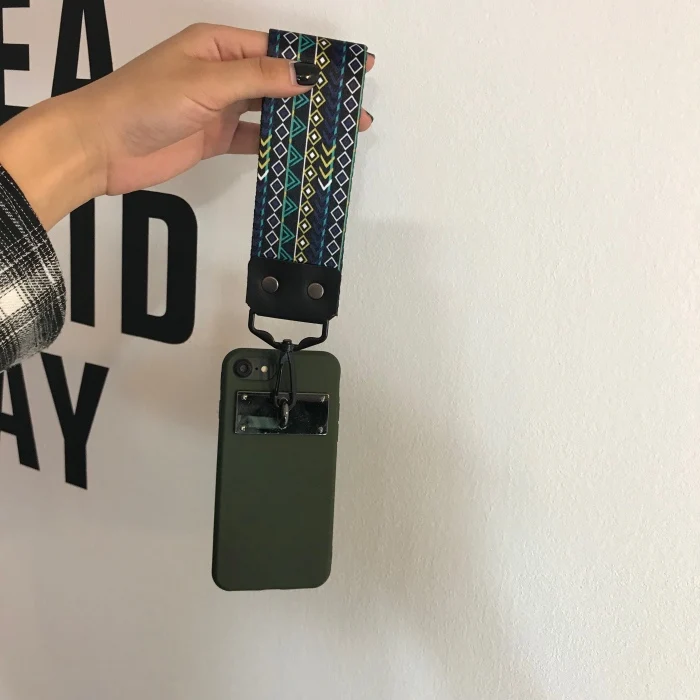Новая футболка с национальным узором широкий ремешок чехол для iPhone X 8 7 плюс