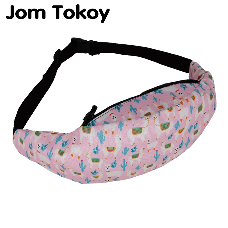 Jom Tokoy Новая цветная поясная сумка для мужчин стильная из альпаки женщин и