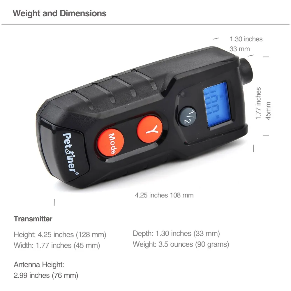 2017 New Vision Кинологический Воротник Anti Барк Дистанционного Управления Электронный