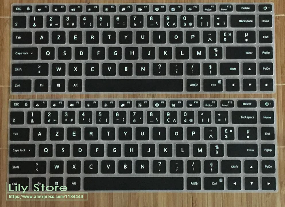 Силиконовый чехол для клавиатуры Xiaomi Mi Notebook Pro 15 6 Redmibook 14 16 1 Air 13 12 Французская