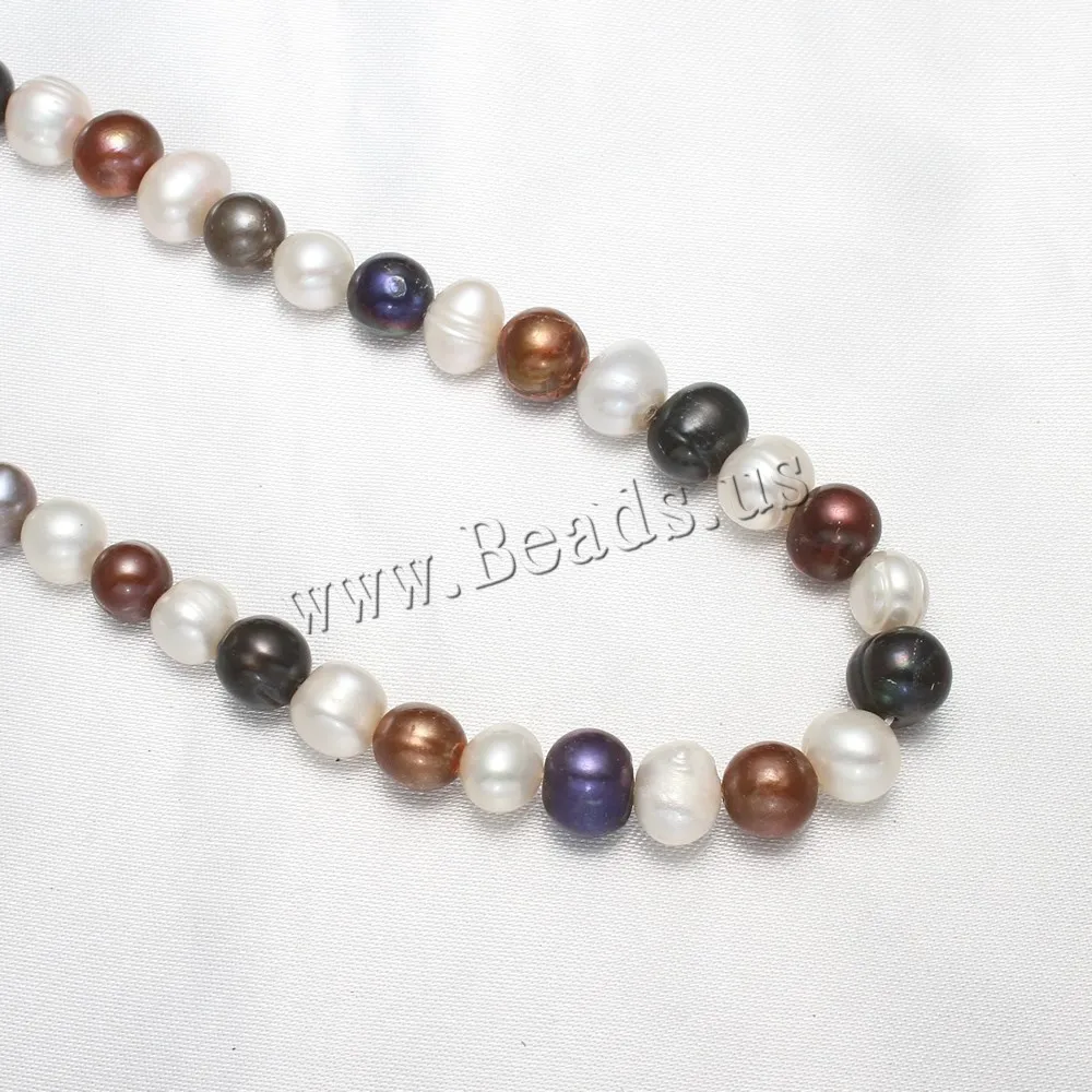 

Cultured Potato Freshwater Pearl Beads 8-9mm Approx 0.8mm Sold Per Approx 15 Inch Strand