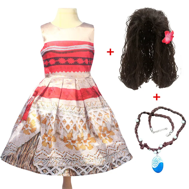 2019 г. праздничное платье принцессы для девочек одежда Моана Приключения Эльза