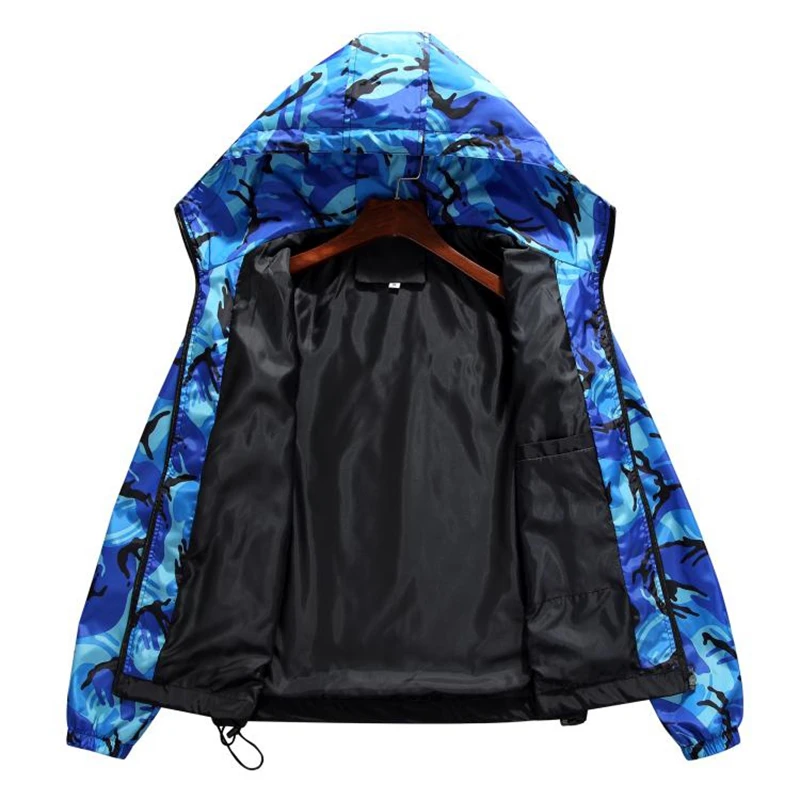 Мужская тонкая куртка-бомбер с длинным рукавом камуфляжная куртка в стиле