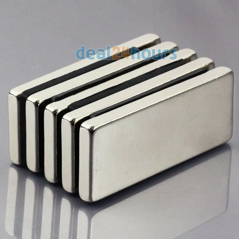 OMO Magnetics 1 шт. N50 Супер сильный блок Cuboid неодимовые магниты 50x20x5 мм редкоземельные |