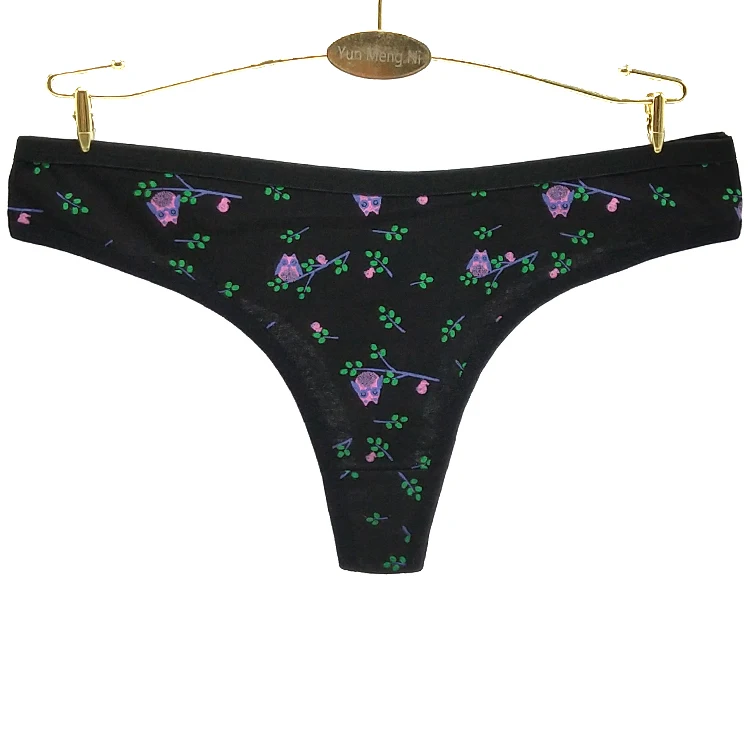 Набор из 12 трусиков с низкой посадкой и цветочным рисунком маленькие хлопковые
