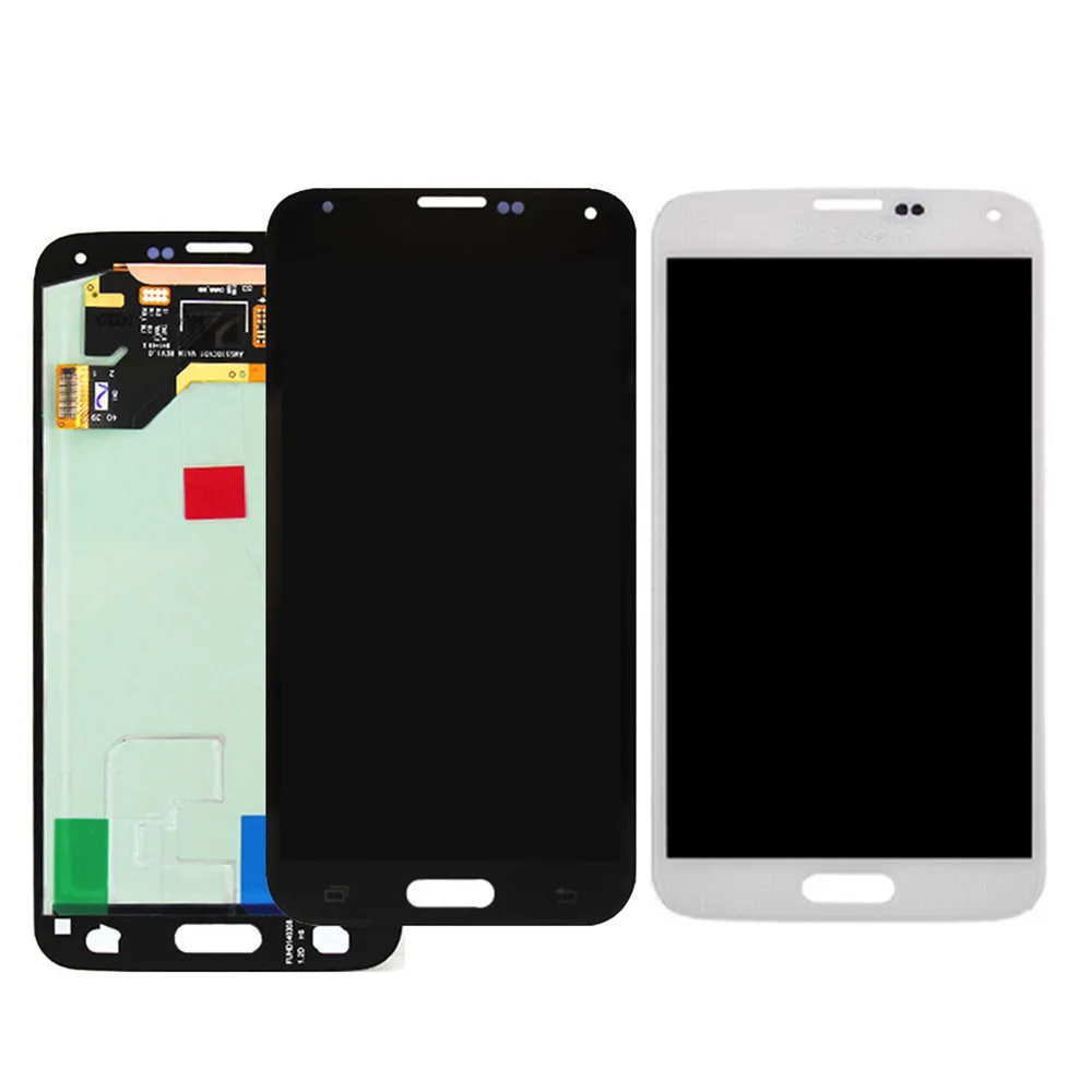 Для samsung Galaxy S5 G900 i9600 G900A G900M G900F G900T G900FD ЖК-дисплей Дисплей кодирующий преобразователь сенсорного экрана в сборе