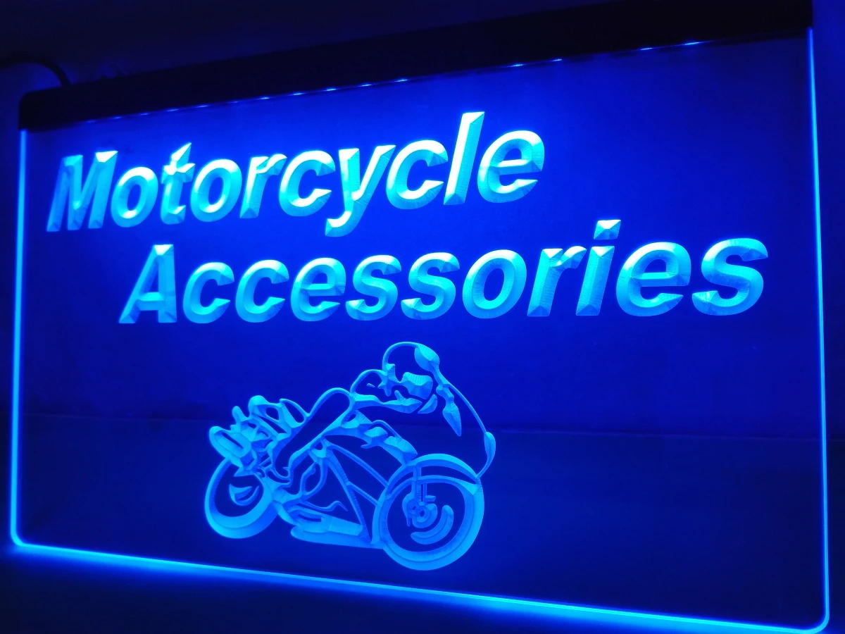 

LB164- OPEN Motorcycle Accessories Display Light Sign home decor crafts