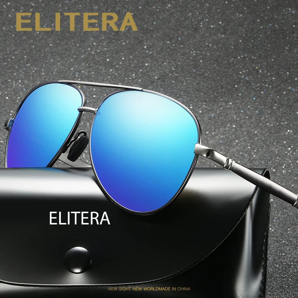 ELITERA поляризованные мужские солнцезащитные очки унисекс стиль металлический HD объектив солнцезащитные очки высокое качество Oculos De Sol Masculino