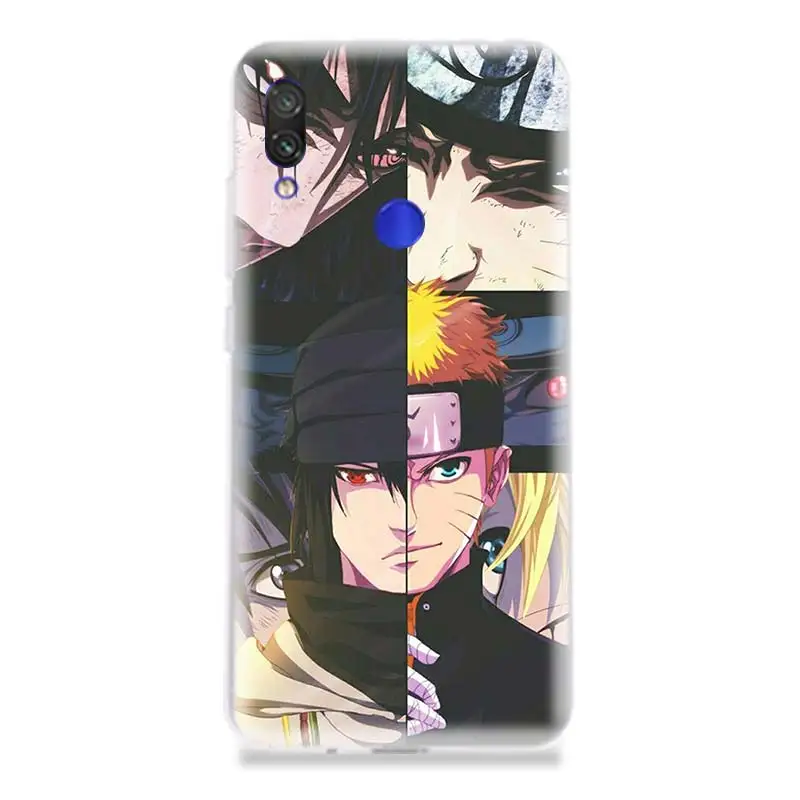 Аниме Uchiha Наруто Забавный силиконовый чехол для Xiaomi Redmi Note 4 4X5 5A 6 7 Pro Redme S2 GO Art