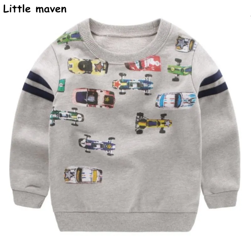 Little maven/Одежда для маленьких мальчиков 2017 г. Осенняя детская хлопковая плотная