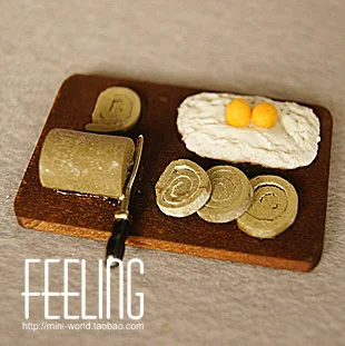 Мини игрушечный дом имитация короля аксессуары богатая разделочная доска |