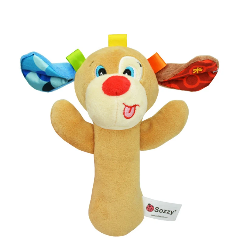 Baby Hand Stick Grabbing Plush Toy with Rattle BB Fashion Cartoon Christmas Gift | Игрушки и хобби
