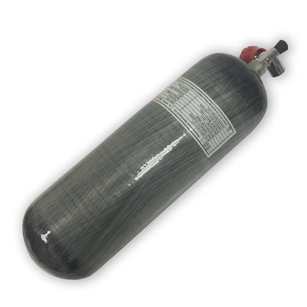 

AC10911 Scuba Tank 9L 4500 PSI Carbon Fiber Cylinder Diving Bottle For Paintball Air Gun Hunting Drop Shipping Acecare 2019