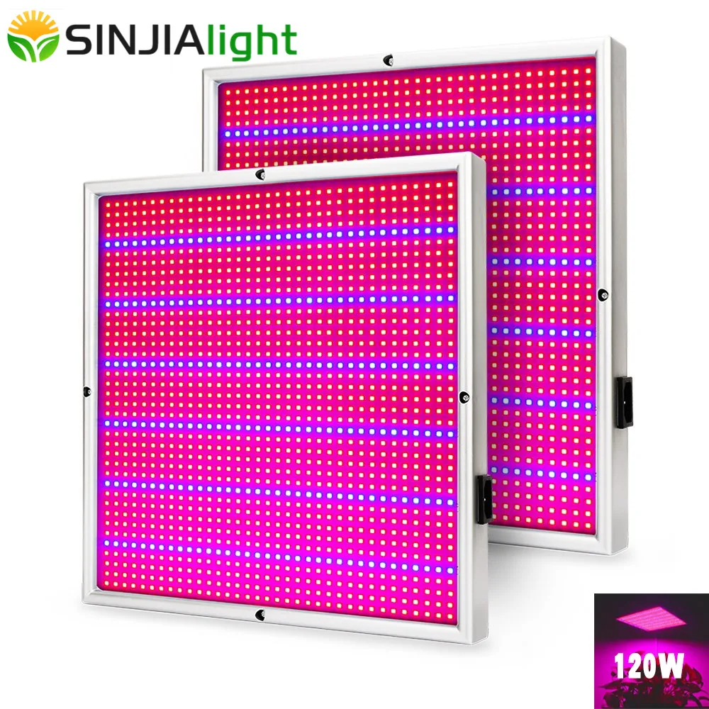 2pcs/lot 120W 200W LED Grow Lights Full Spectrum Phyto Lamp Red+Blue Led Plant Lighting for Flowers Garden Hydroponics Grow Tent