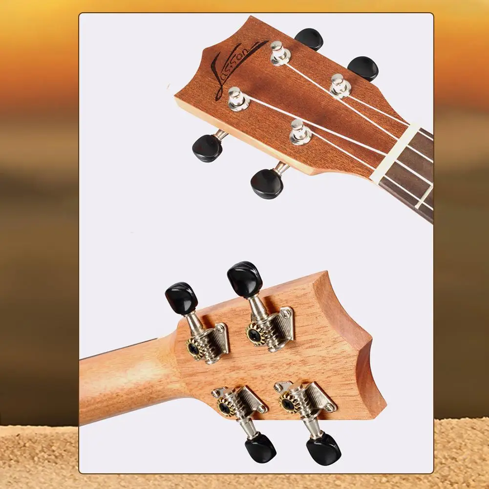 Гавайская гитара-укулеле Sapele Rosewood 4 струны 15 ладов сопрано Подарочные