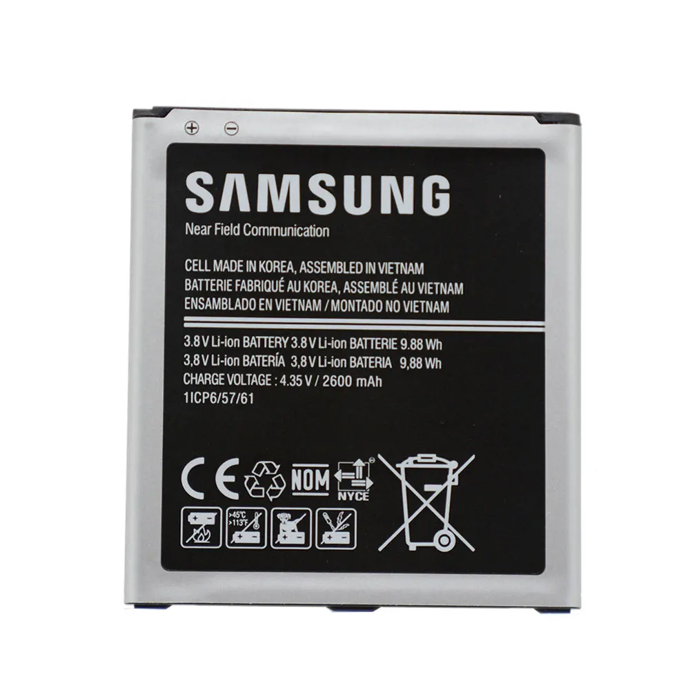 EB BG530BBE для Samsung Galaxy Grand Prime J3 J5 G530 G530F G530FZ G530Y 2600MAH оригинальный высококачественный