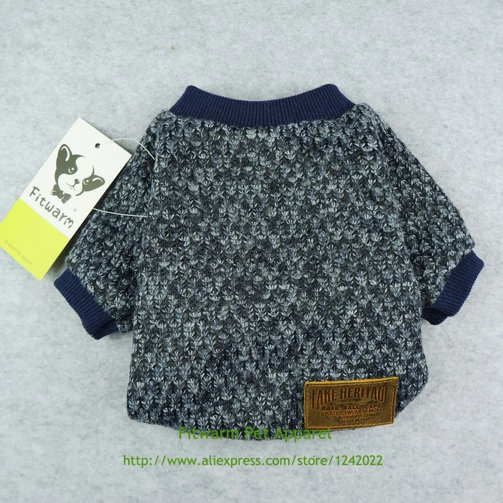 Fitwarm трикотажная термо одежда для домашних животных собак Пижама пальто