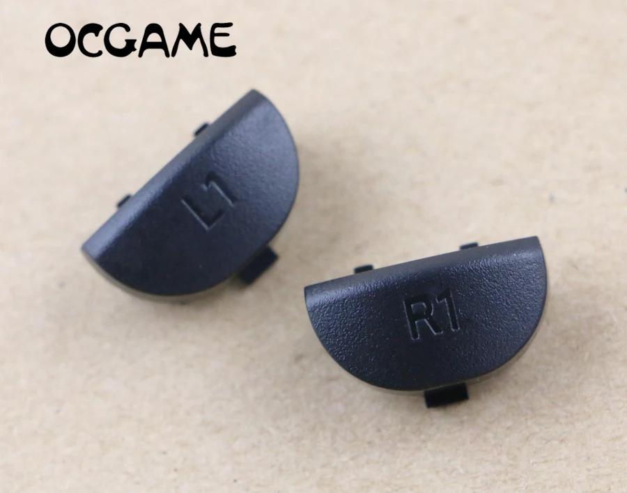Полный комплект черных пусковых кнопок OCGAME L1 R1 L2 R2 jds001 jds011 сменные кнопки для