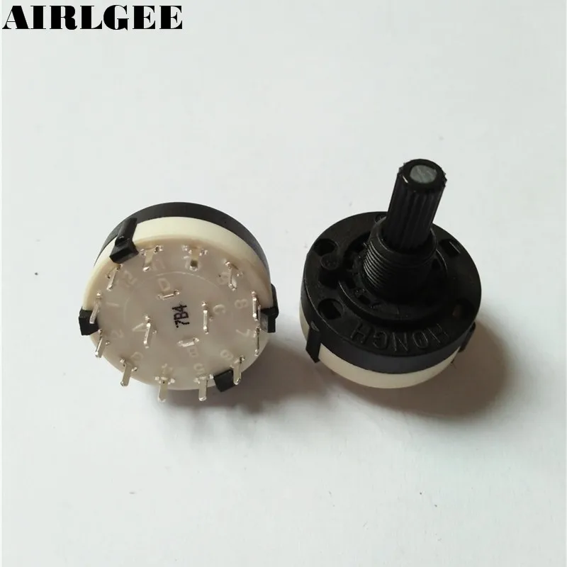 2 шт. 6 мм диаметр втулки полюса позиций поворотный переключатель 350 мА 125 В