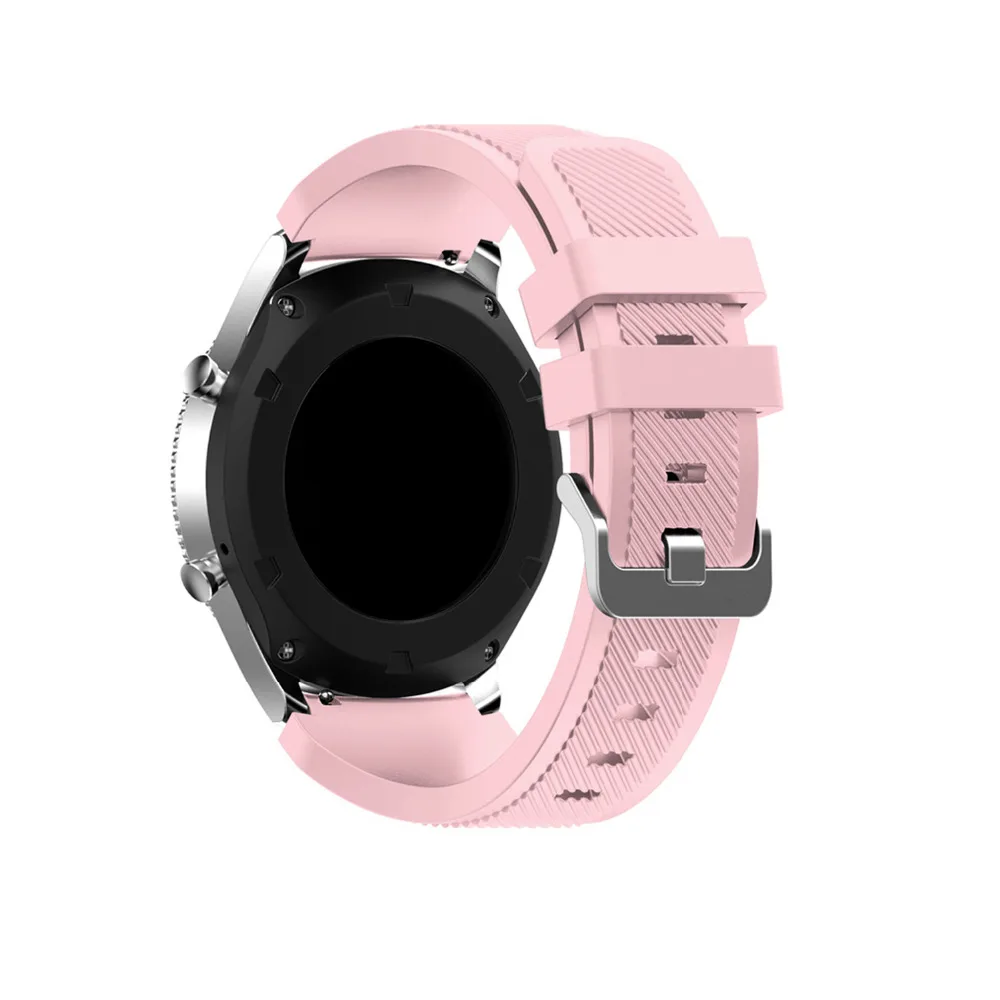 Gear S3 для samsung Galaxy watch 46 мм 42 мм S3 Frontier amazfit bip huawei watch gt ремешок 22 мм ремешок силиконовый браслет