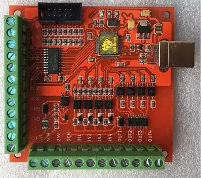 2018 super CNC motion control card Mach3 engraving machine interface board USB port 4 axis