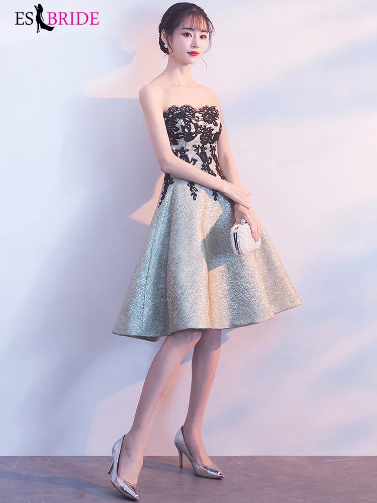 Vestido De Noche Con Cristal Черное вечернее платье с кружевной аппликацией платья для женщин арабское вечернее платье элегантные вечерние платья ES2551