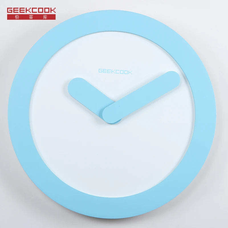 Geekcook 12 дюймовые настенные часы Zero theme простые не отражающие деревянные модные