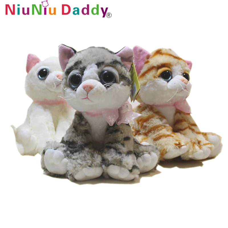 Niuniu Daddy 1 шт. плюшевые игрушки Три Маленькие котята игрушечная кошка большой глаз
