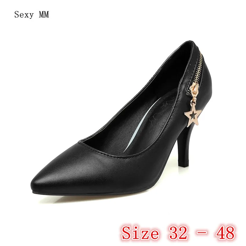 

High Heels Women Pumps High Heel Shoes Stiletto Woman Party Wedding Shoes Kitten Heels Plus Size 32 33 - 41 42 43 44 45 46 47 48