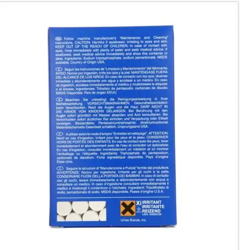 Urnex Cafiza Home 8-Count Box Эспрессо машина очиститель таблетки