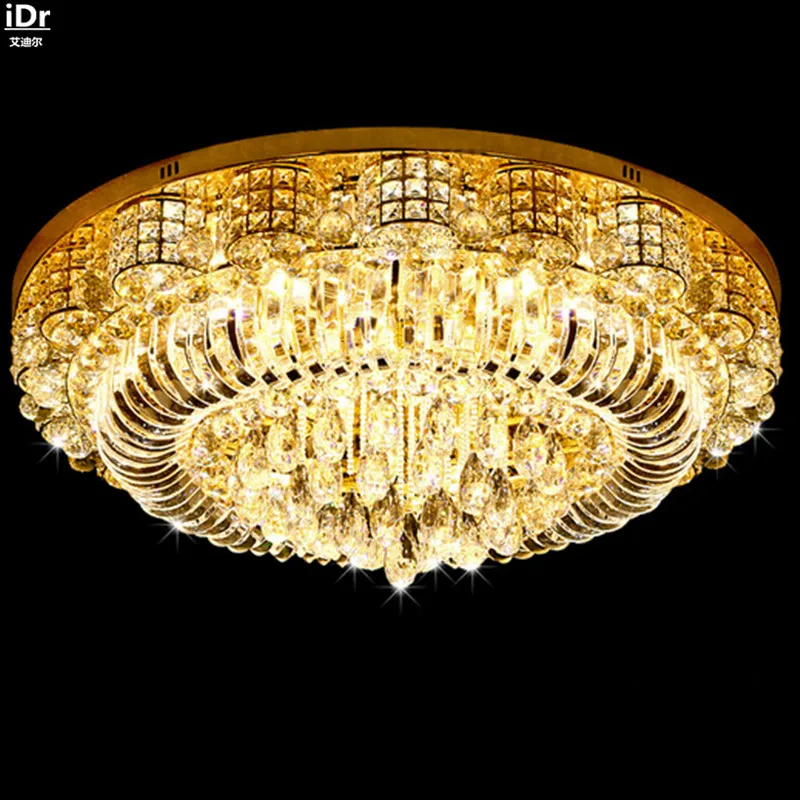 Светодиодная лампа для гостиной в современном стиле с кристаллами спальни