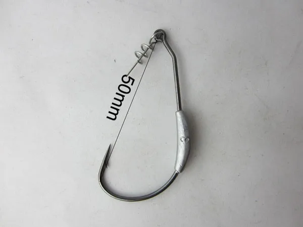 Basslegend 5x Утяжеленный крючок для настройки Mustad Рыбалка 3 // 0 и 4/0 пружинный замок
