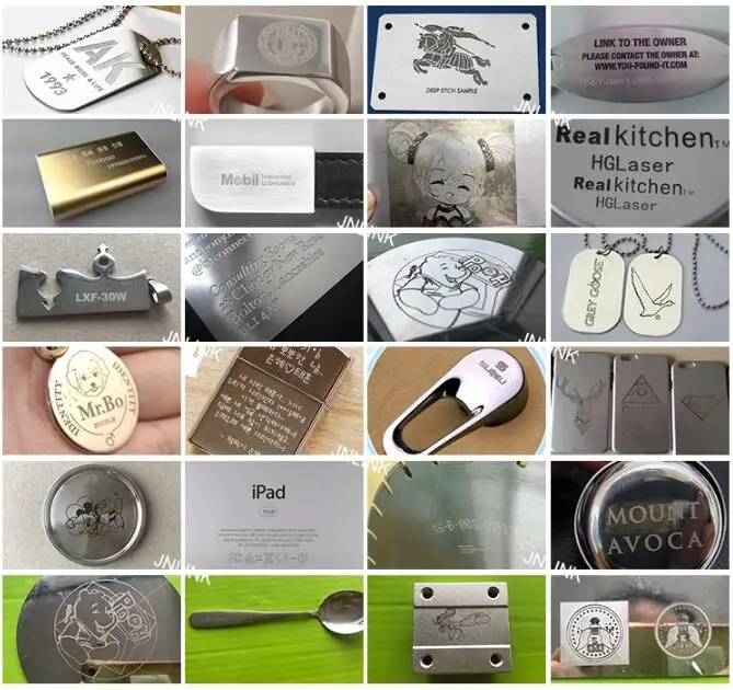 Недорогая волоконная лазерная маркировка гравировка металла сталь медь