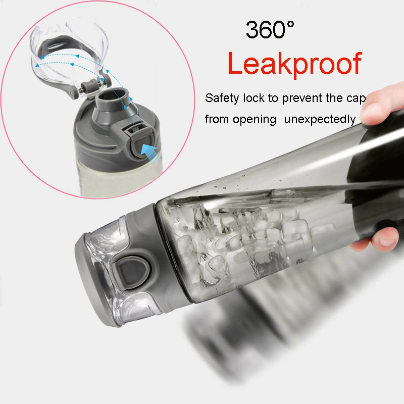 600ml протеин Спортивная бутылка для воды без бисфенола А портативная Герметичная