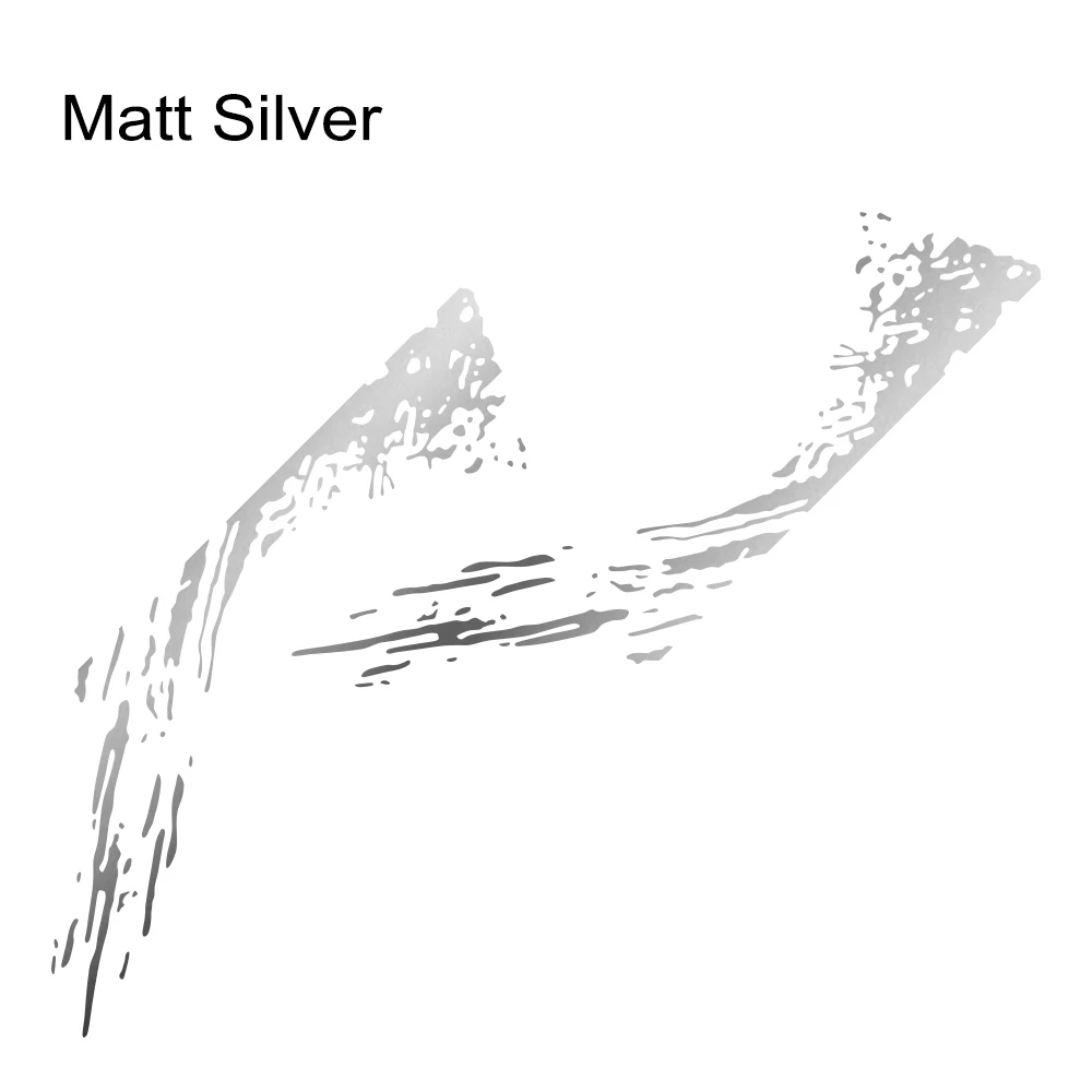 Matt Sliver Спортивные Автомобильные Боковые дверные наклейки Автомобильная виниловая пленка наклейки Стайлинг тюнинг автомобильные аксессуары для Ford Ranger внедорожный Универсальный пикап - Название цвета: Matt Sliver