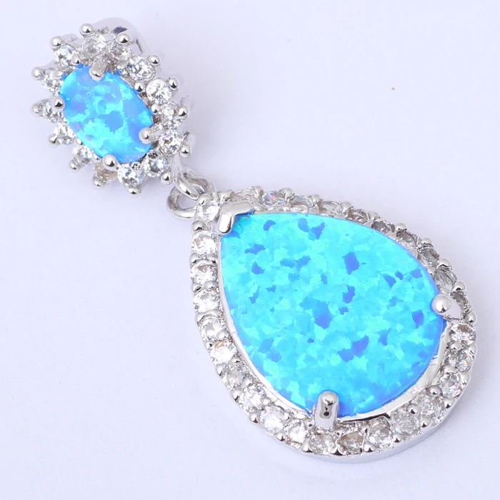 Огромная Капля воды оптом и в розницу для вечеринки Синий огненный опал штамп