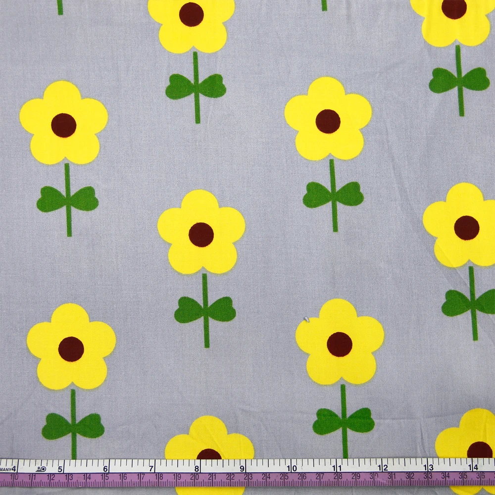 2"* 58" 50*145 см смешанные цветы напечатаны хлопок ткань, DIY материалы ручной работы для изготовления одежды ремесла, 1yc1986 - Цвет: 1053756006