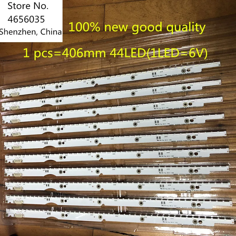 

10 PCS/lot NEW 44LED(6V) LED strip for samsung UA32ES5500 SLED 2012SVS32 7032NNB 2D REV1.0 V1GE-320SM0-R1 32NNB-7032LED-MCPCB