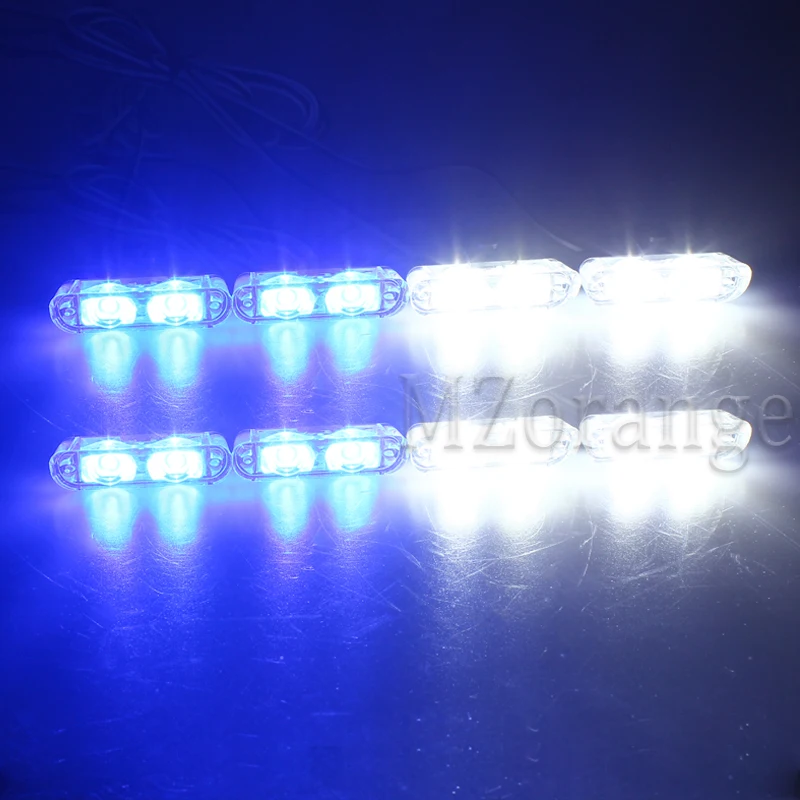 8x2 16LED беспроводной пульт дистанционного управления полицейский-светильник FlasEmergency стробоскоп гриль светильник ультра яркий стробоскоПредупреждение внешний светильник