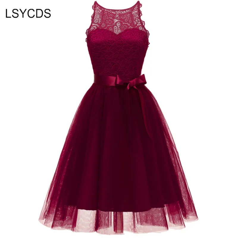 Женское винтажное бальное платье без рукавов с круглым вырезом | Женская одежда