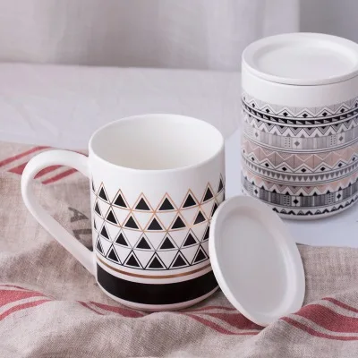 Кофейная Кружка пивная кружка Геометрическая Золотая Бесплатная доставка | Дом и