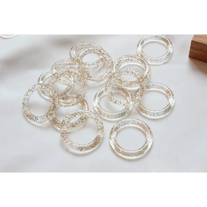 PURPLEGRAPE Japan and South Korea geometric round acetic acid material DIY handmade earrings accessories pendant a pack of 8 | Украшения и