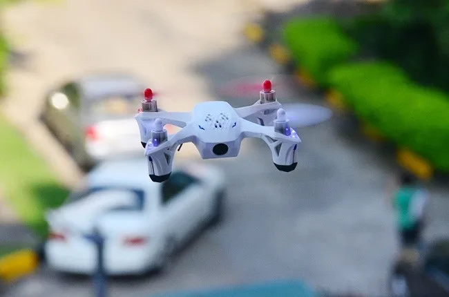 Hubsan X4 H107D FPV 4CH 6 оси Квадрокоптер RTF 5,8 ГГц FPV 6CH передатчик