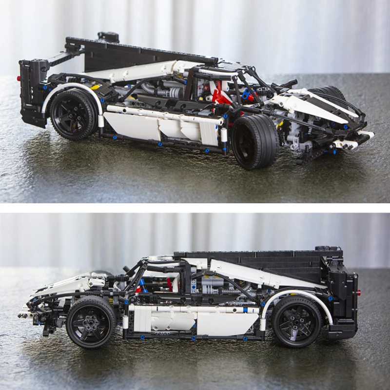 В наличии 23018 технические игрушки MOC 5530 Гибридный супер гоночный автомобиль набор