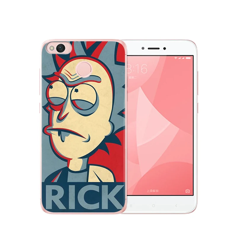 Роскошный чехол для телефона Rick And marty, чехол для Xiao mi Red mi 3S Pro 4X 4A 5A 5 Plus Note 3 4 4X6 6A mi A1 5X, мягкий силиконовый чехол из ТПУ